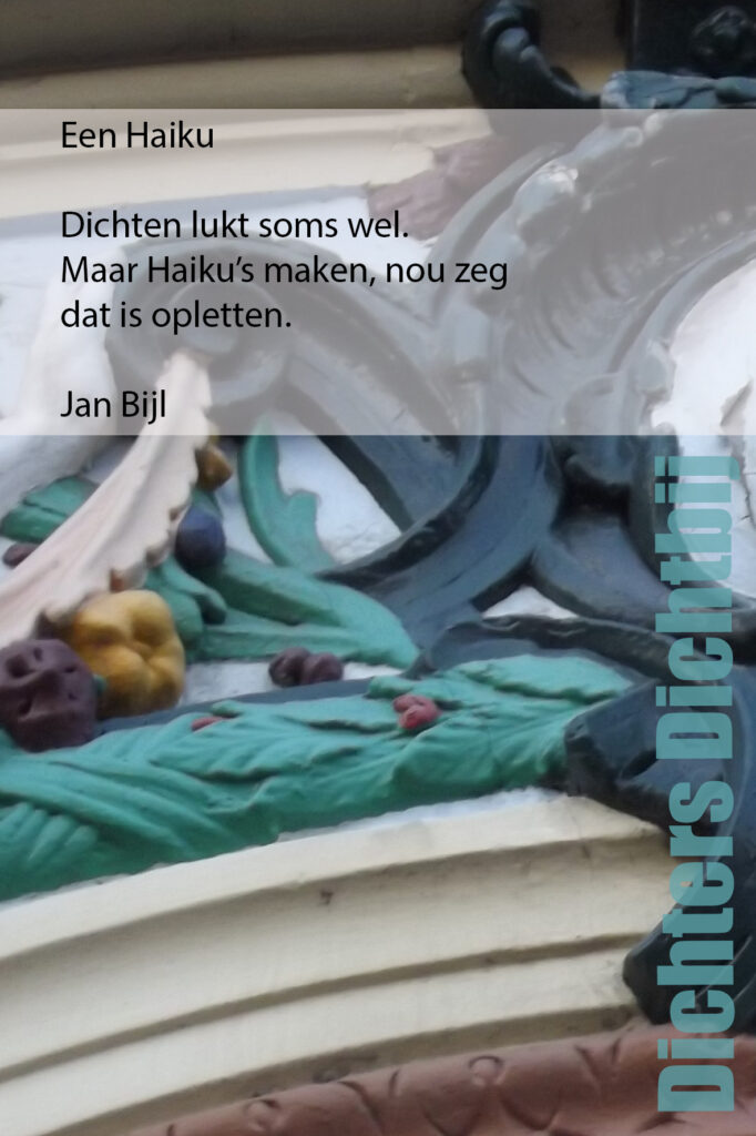 Haiku Jan Bijl